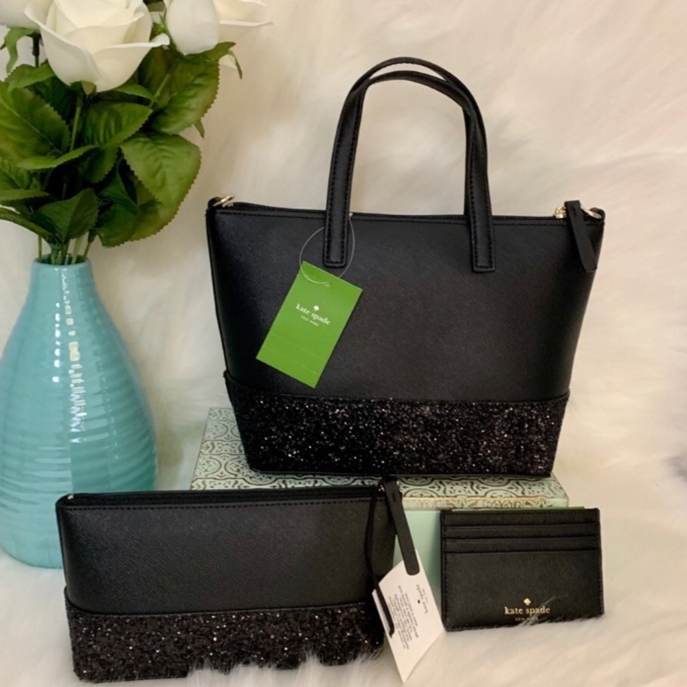 ! HOT ITEM ! Kate spade Greta Court glitter bundle - Picture 2 of 4